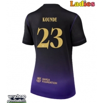 Barcelona Jules Kounde #23 Replica Away Shirt Ladies 2026-27 Short Sleeve
